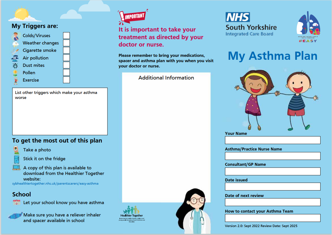 Personalised Asthma Action Plan