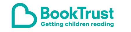 book trust logo - getting children reading tagline