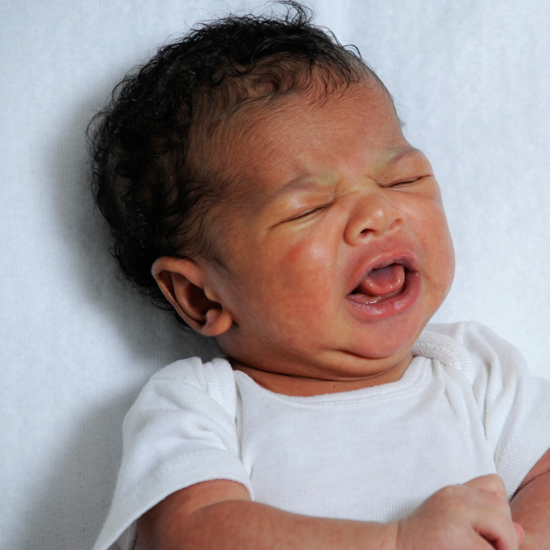 Crying baby under 3 months of age