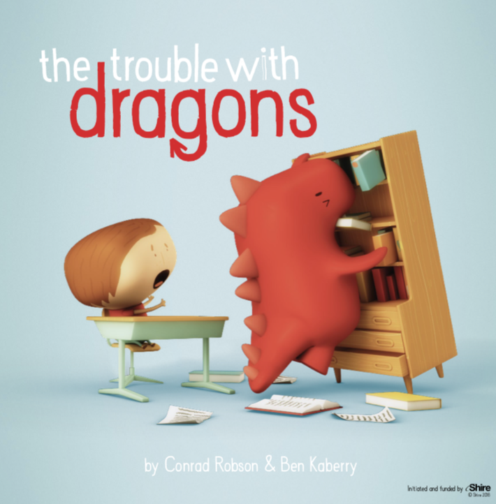 trouble with dragons book