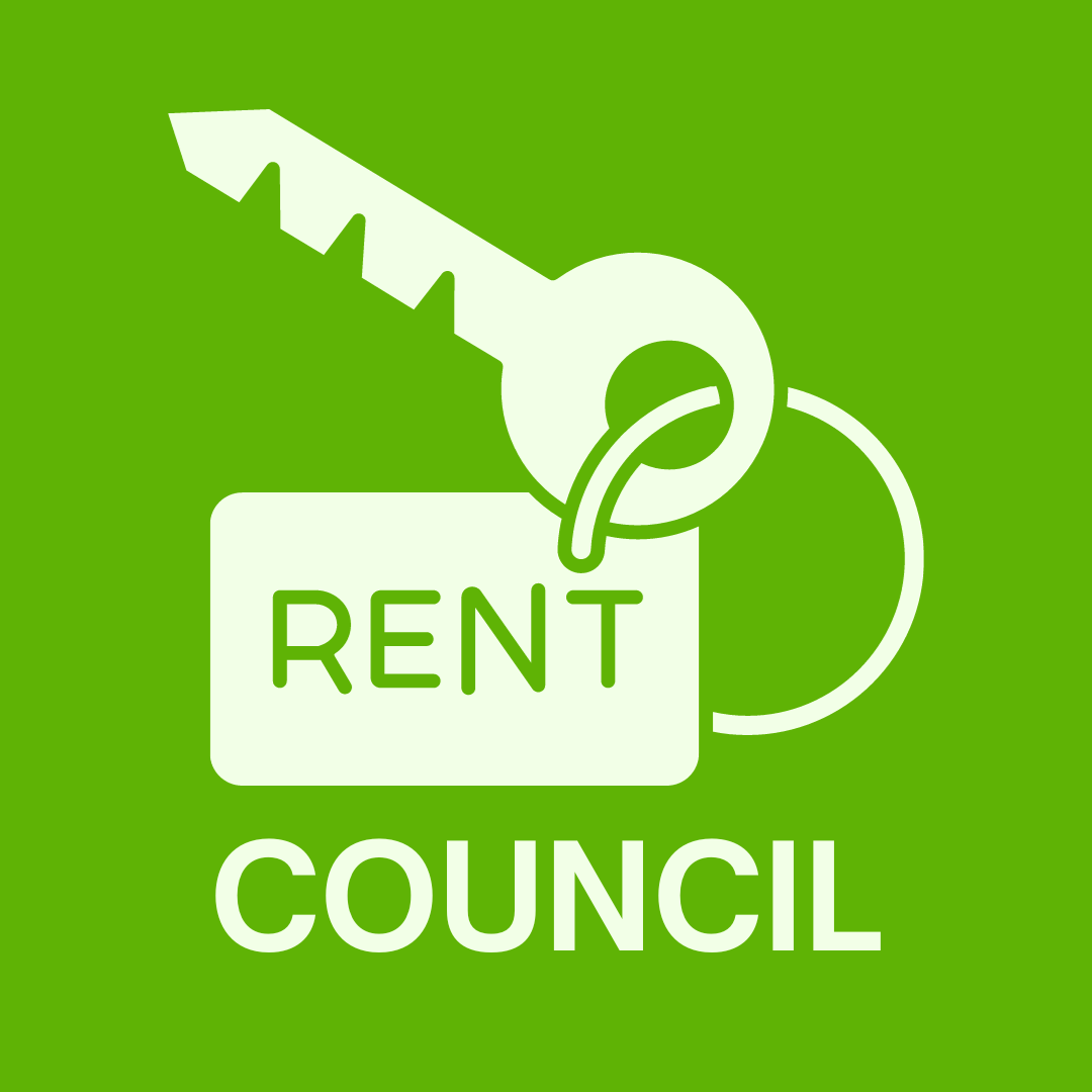 Graphic of keys and Council Tenant